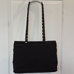Salvatore Ferragamo Black Satchel Bag